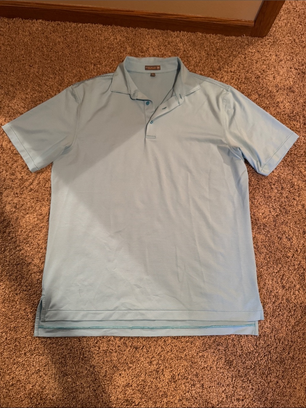 Peter Millar Light Blue Men's Performance Polo Shirt
